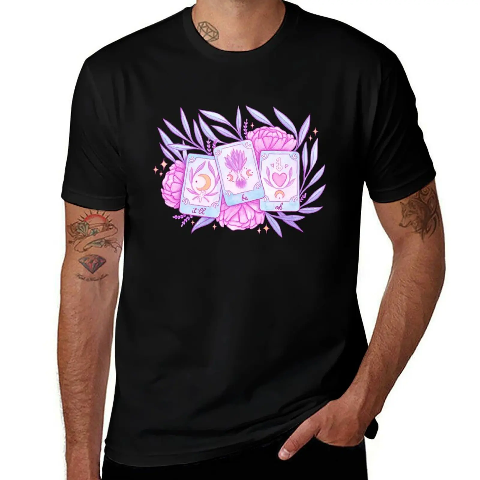 Your Future Will Be Bright // Black | Nikury T-Shirt Non-Shrink Basic Cotton T-Shirt