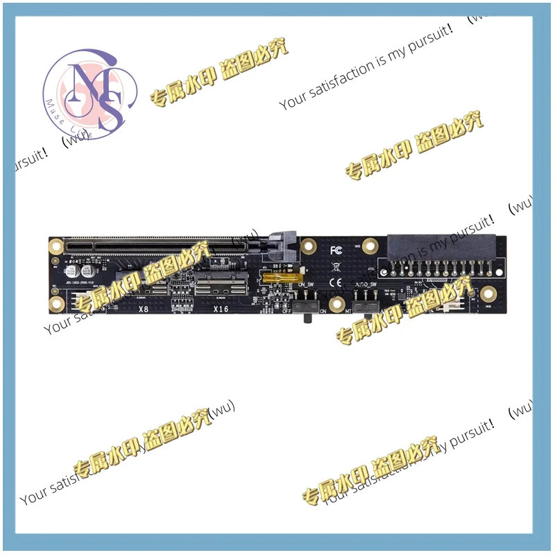 For graphics docking station 2 port SlimSAS X16 baseplate SlimSAS PCIE4.0 X16 to SlimSAS 8654 PC adapter