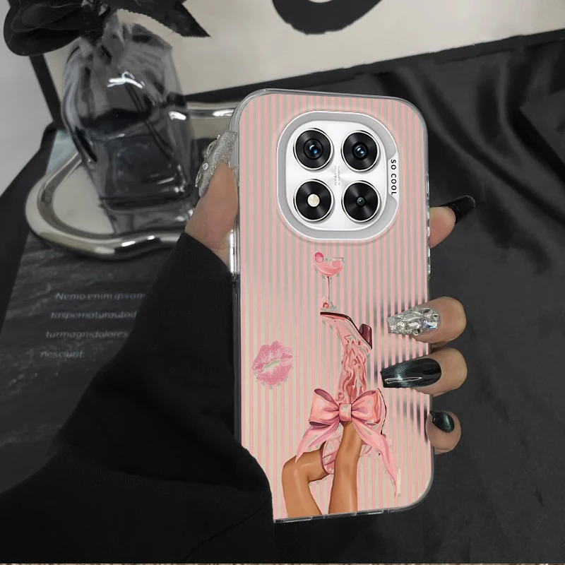 Western Fashion Boots Frosted Phone Case for Xiaomi Redmi Note 15 15C 14 Pro Plus 14C 13 5G 13C 12 4G 12C 11S Acrylic Hard Cover view 2