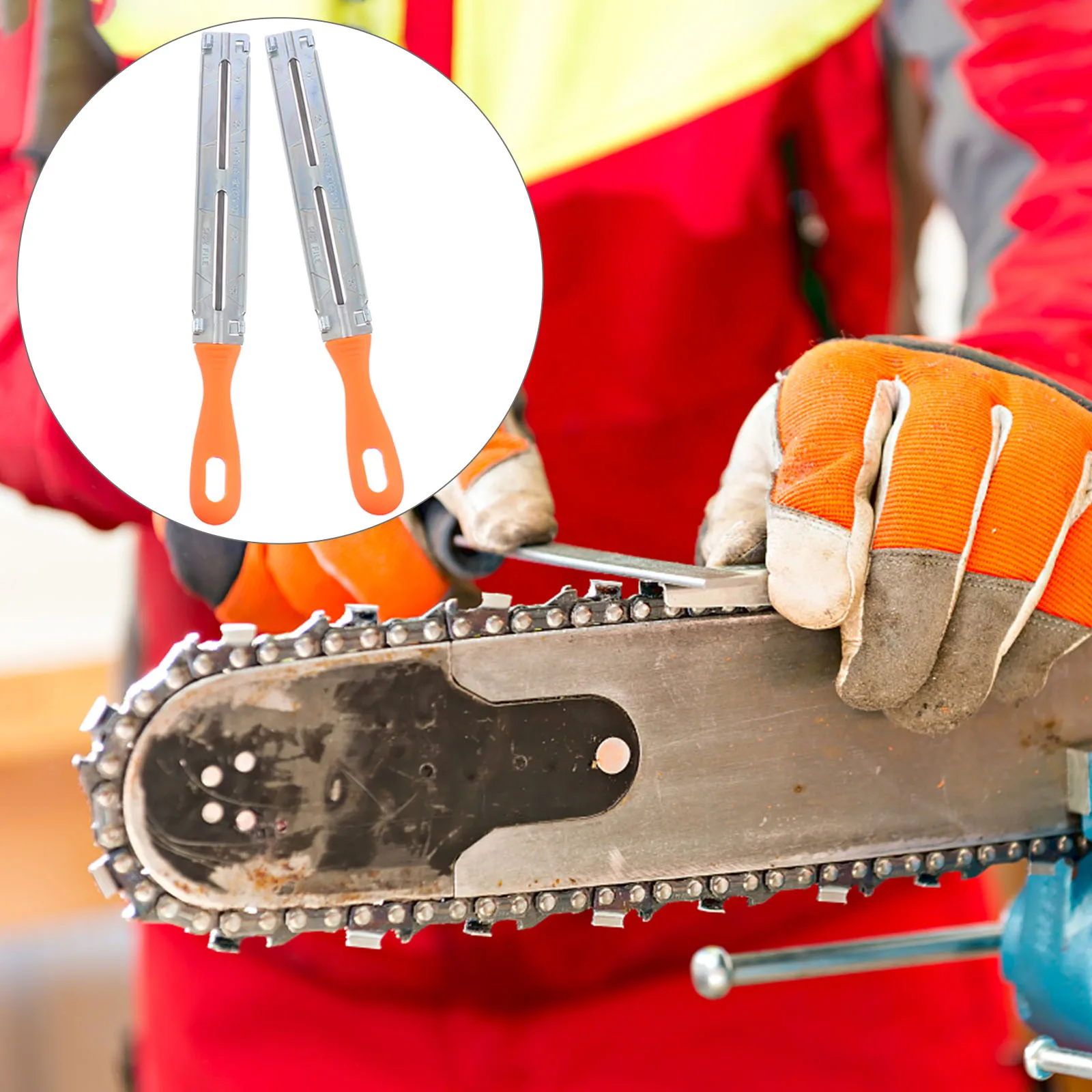 

1 set 1 set Carbon Steel Chainsaw File Set Woodworking Sharpener Kit Durable AntiSlip H Coarse Tooth Rasp Cut For Wood