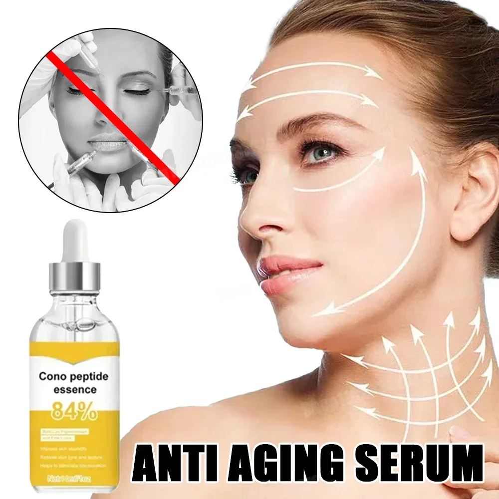 

Lifting Facial Serum Collagen Face Serum Wrinkle Removal Anti Aging Hyaluronic Acid Forehead Fine Lines Skin Care