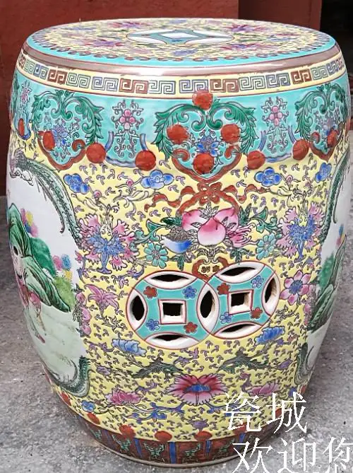 Jingdezhen porcelain Garden stool ceramic stool for dressing table drum chinese chinese antique garden stools