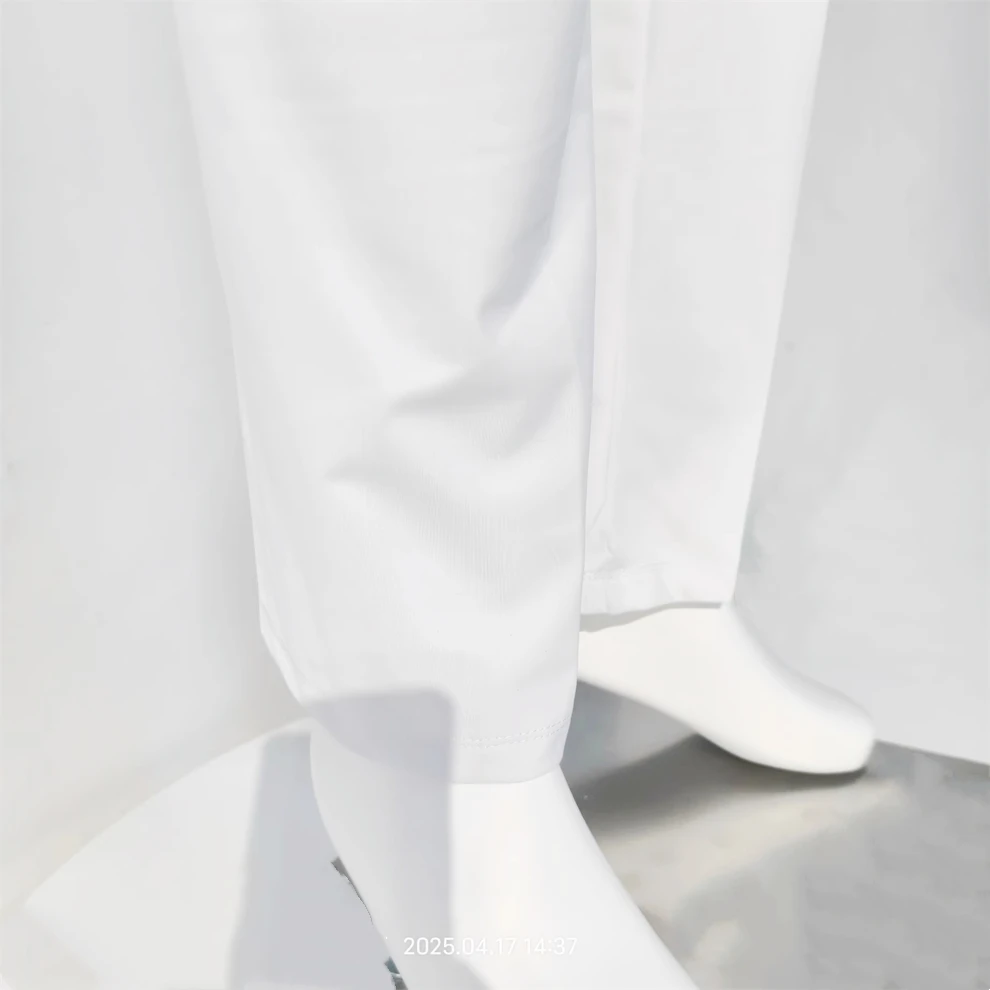 New HOT SALE Tight-Fitting Taekwondo Uniforms Quick-Drying Stretchable 110-200cm Kids Adults Black White Collar Beginner Suit - view 6