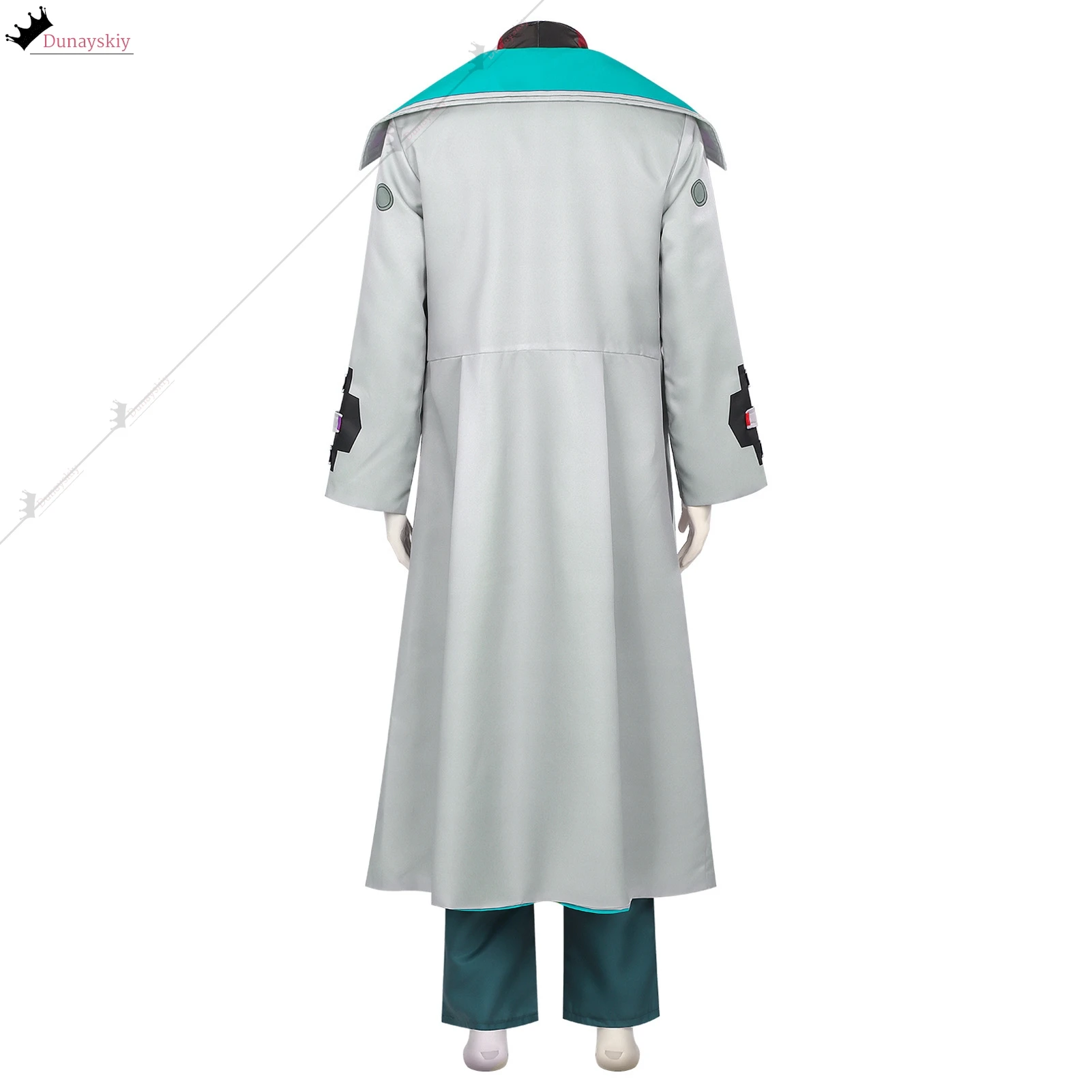 WEAK KINGSLEY Cosplay Cyberpunk: Edgerunners 2 Costume Anime Trench Coat Set Unisex Outfit Halloween Carnival Theme Dress Up view 4