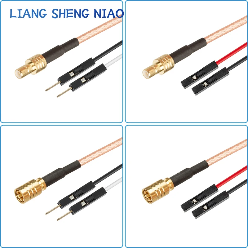RG316 Coax Cable test line SMA SMB TO 2×1P Dupont line Connector RF Crimp for Cable Low Loss Fast Delivery RF Coaxial line