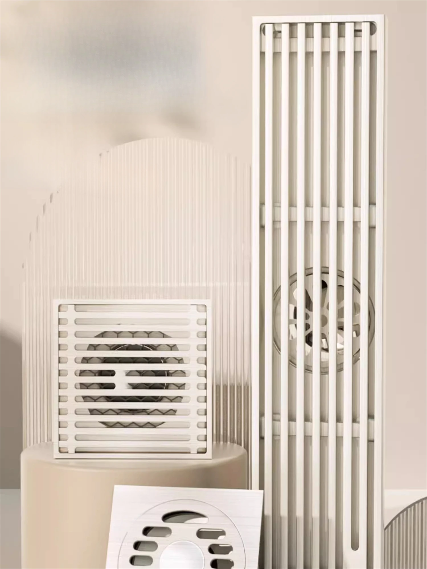 

Cream wind all copper deodorant floor drain bathroom shower room universal washing machine sewer
