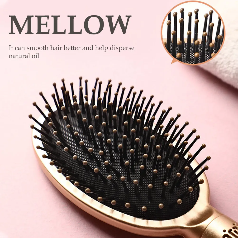 

2Pcs Paddle Brush Hair Detangler Massage Scalp Care Comb for Women Men Kids All Hair Types Wet Dry Thick Curly Portable