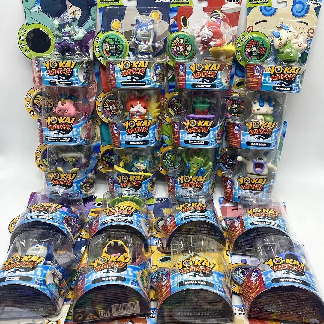 هاسبرو يوكاي ساعة الهمس Jibanyan Komasan Noko عمل أرقام تحصيل نموذج الوحش اللعب الهدايا #4