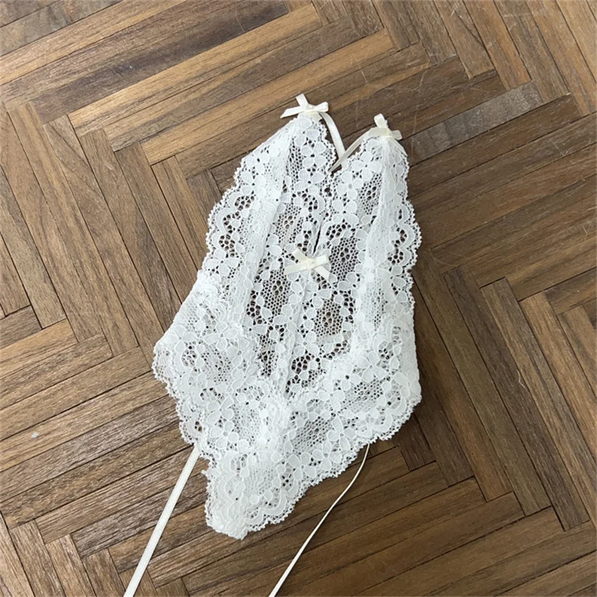 BJD Doll Toys Clothes Underwear Set Girls 1/3 Elegant Daily White Hollowed-out Lace Onesie Gifts Doll Accessories