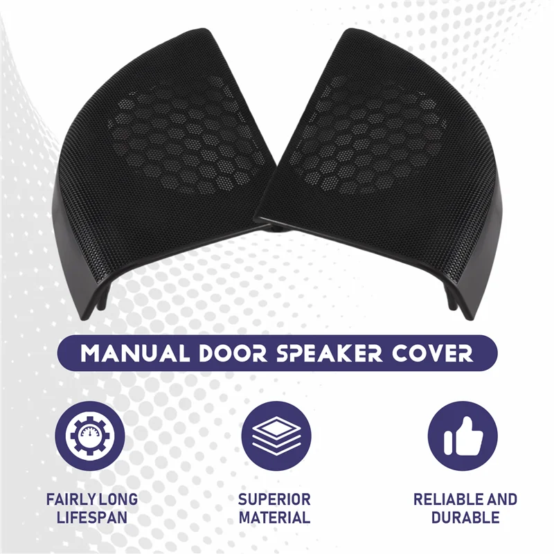 

A82E-Car Front Door Speaker Cover Trim Speaker Grille For CLC-Class Coupe W203 2008-2011 A20372703889051 L+R