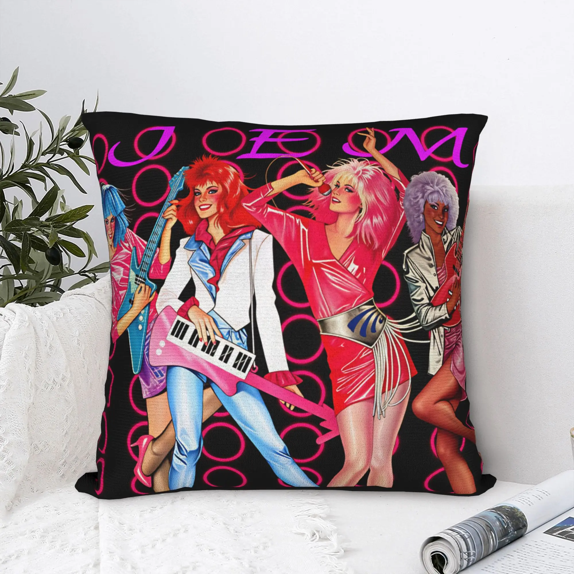 Pillow Case Jem And The Holograms Movie Comfy  Pillow Cover For Living Room Bed Chair Fashion Pillowcases