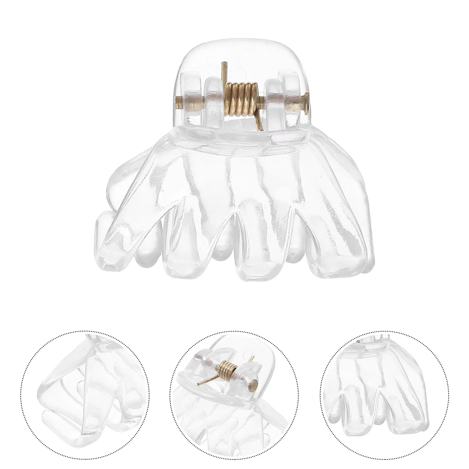 

24Pcs Little Octopus Hair Claw Strong Durable Plastic Mini Grasp Accessories for Teenagers Women Styling Tools