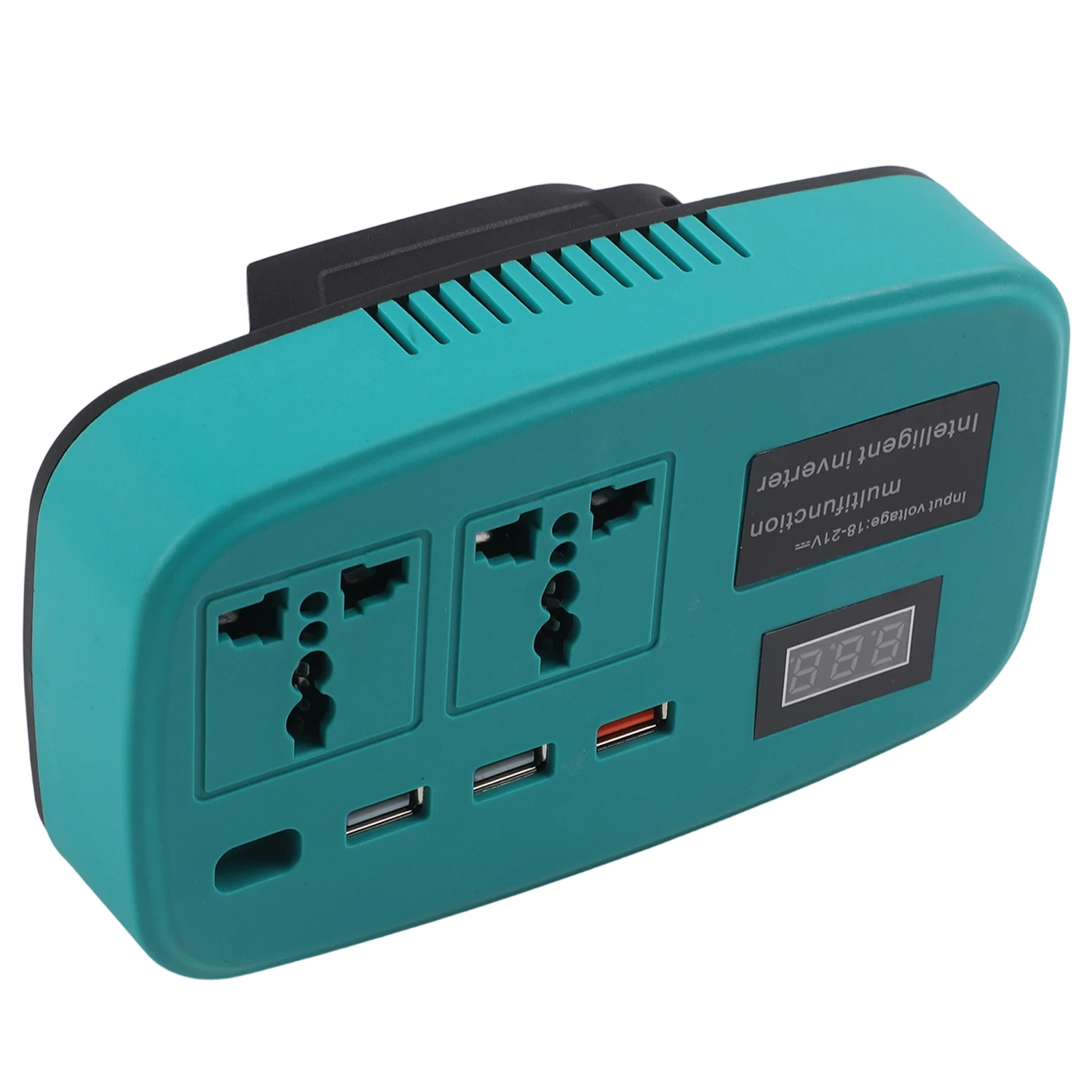 

Portable Inverter Battery Converter Compact Portable Design Outdoor Car Use For Camping For Outdoor Equipment Green