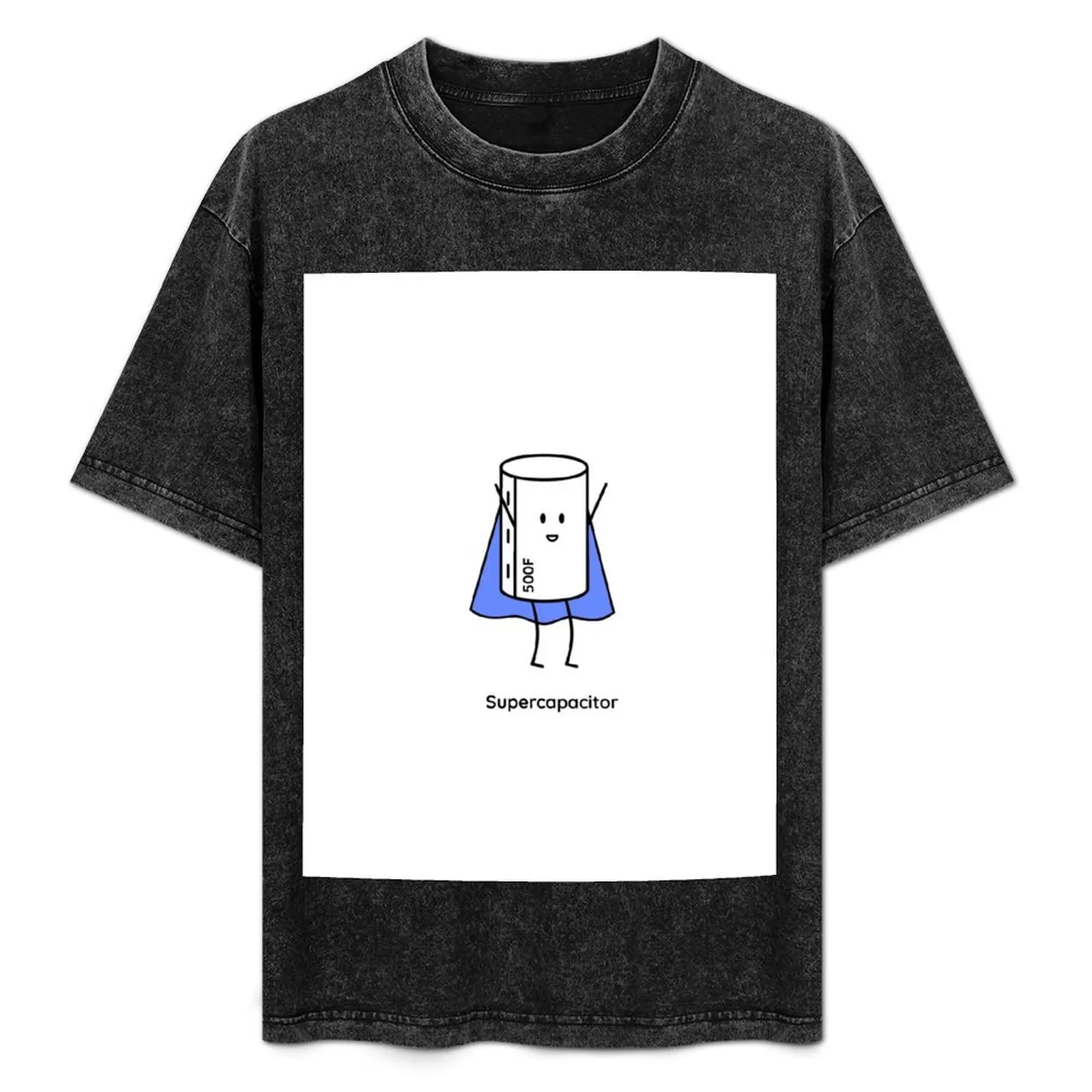 

I am a Supercapacitor! T-Shirt Big and Tall Crew Neck Tee