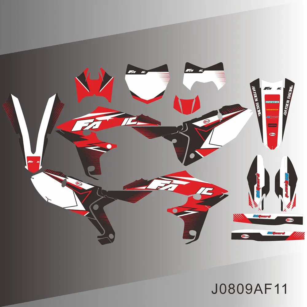 for Fantic XEF 250 XEF 450 XEF250 XEF450 2021 2022 Full Graphics Decals Stickers Motorcycle Background