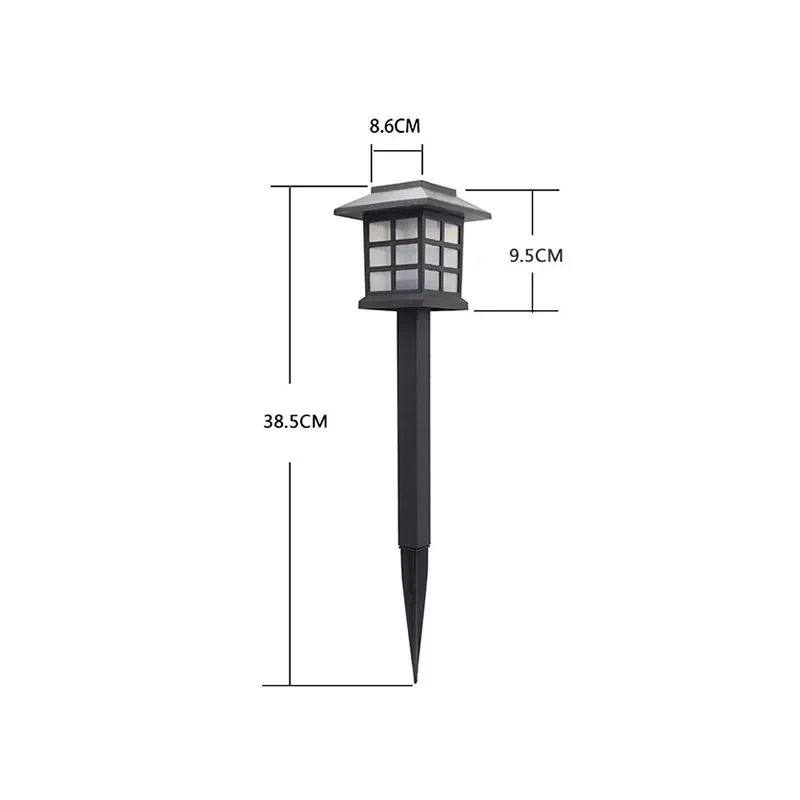 Led oświetlenie ścieżki solarny wodoodporny zewnętrzna lampa solarna do ogrodu/krajobrazu/podwórka/Patio/podjazdu/chodnika oświetlenie zewnętrzne IP55