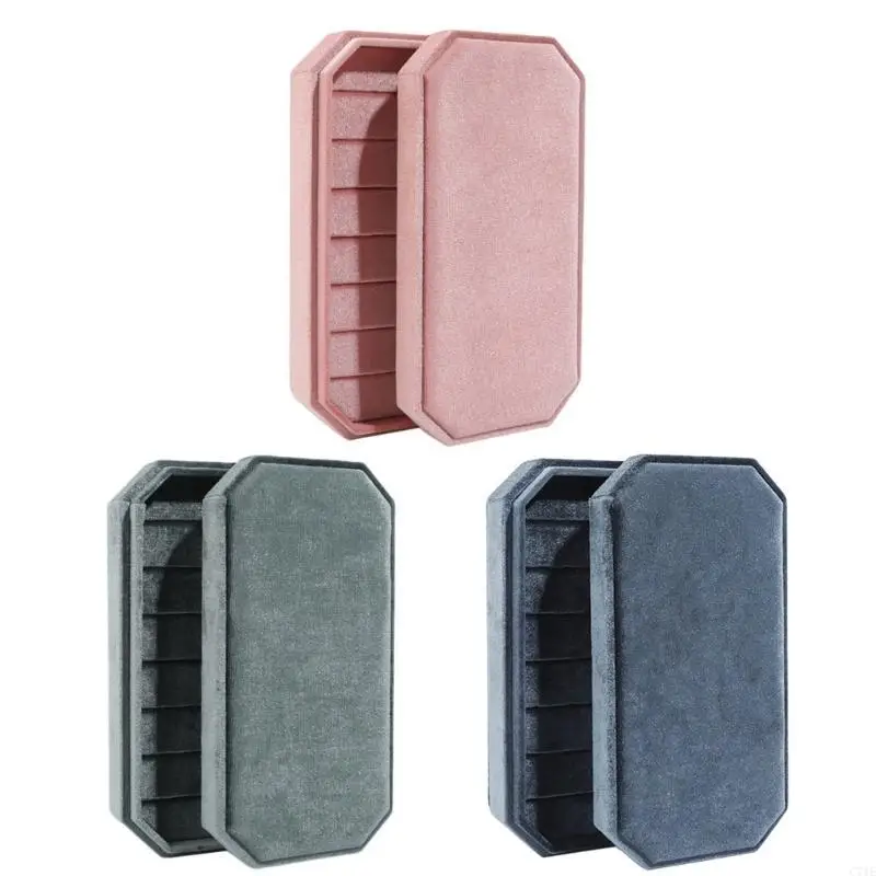 

Многофункциональная фланелевая шкатулка для хранения ювелирных изделий для безопасного хранения колец и сережек