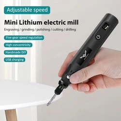JENAJOM USB Cordless Drill Mini Wireless Engraving Polishing Electric Drill For Jewelry Metal Tools Dust Wireless Engraving Pen