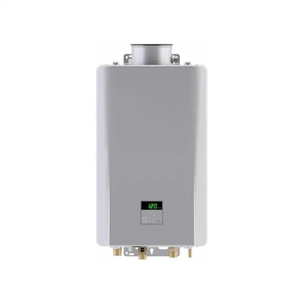 

Безрезервуарный водонагреватель 5,3 галлонов в минуту Внутренняя установка 140 000 БТЕ Светодиодный дисплей Нержавеющая сталь RE140iN Интеллектуальный дизайн Энергоэффективный