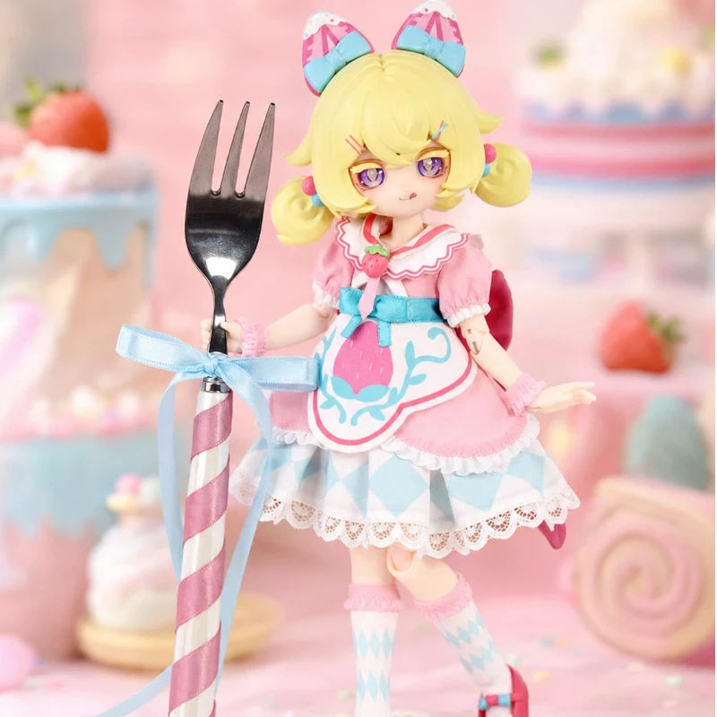 New Mirai Dolls Bjd Doll One Eighth Posable Action Figure Wish Maiden Escape Heart Blind Box Dress Up Collectible