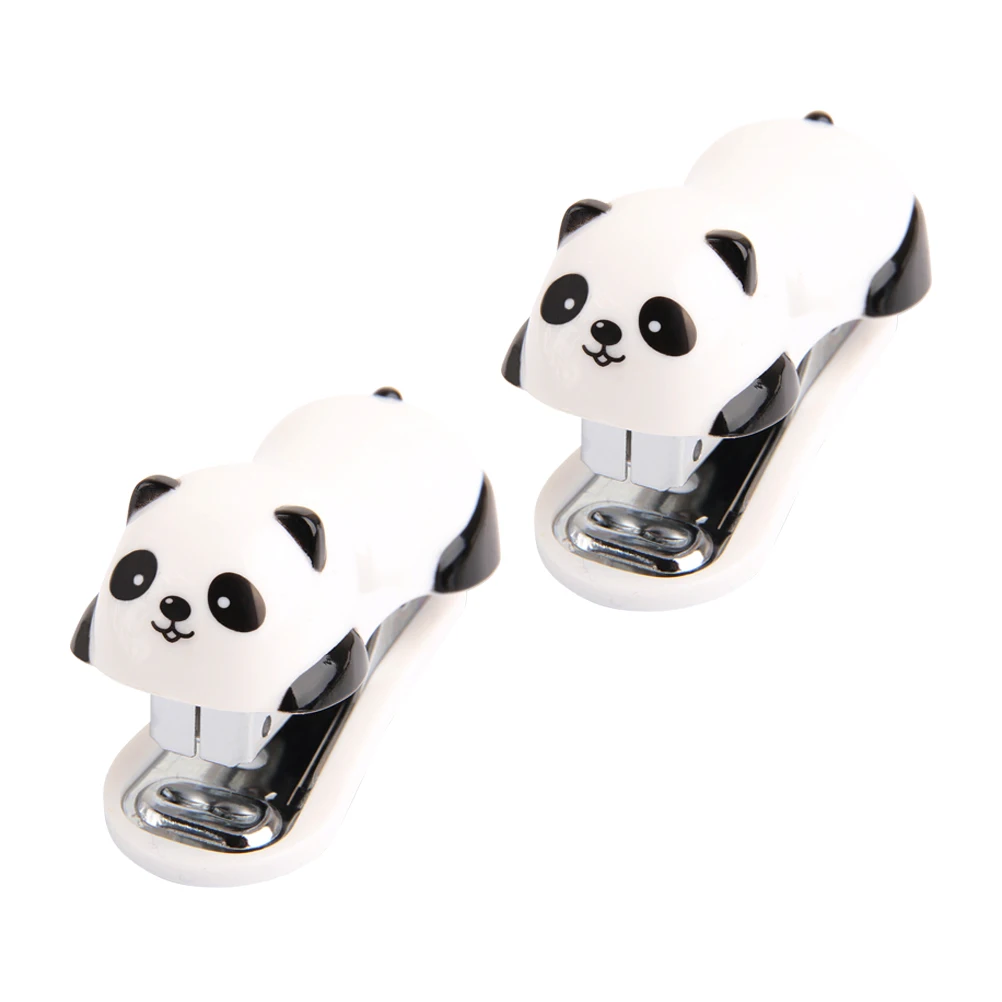 

Cartoon Stapler Student Stationery Manual Stapling Machine Mini Portable Office Supplies