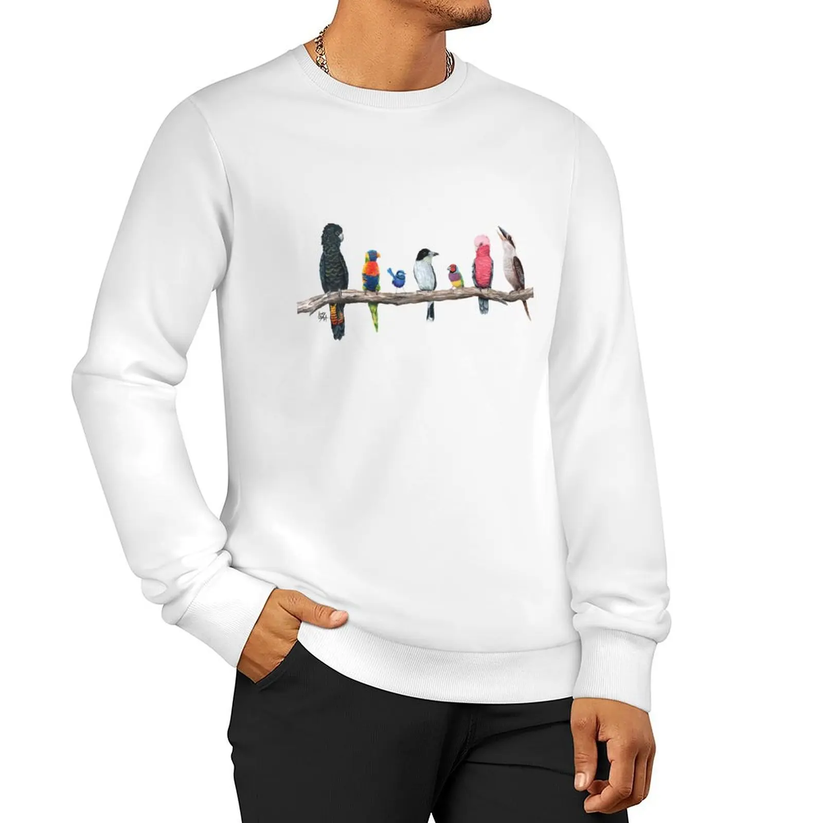 

Australian Birds Sweatshirt streetwear men winter man sweatshirt