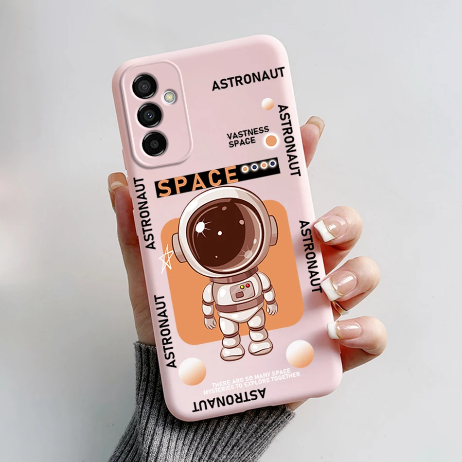 For Samsung Galaxy M52 5G Case Galaxy M23 Astronaut Soft Silicone Phone Cases For Samsung M52 M23 5G Cover M52 5G Fundas Bumper