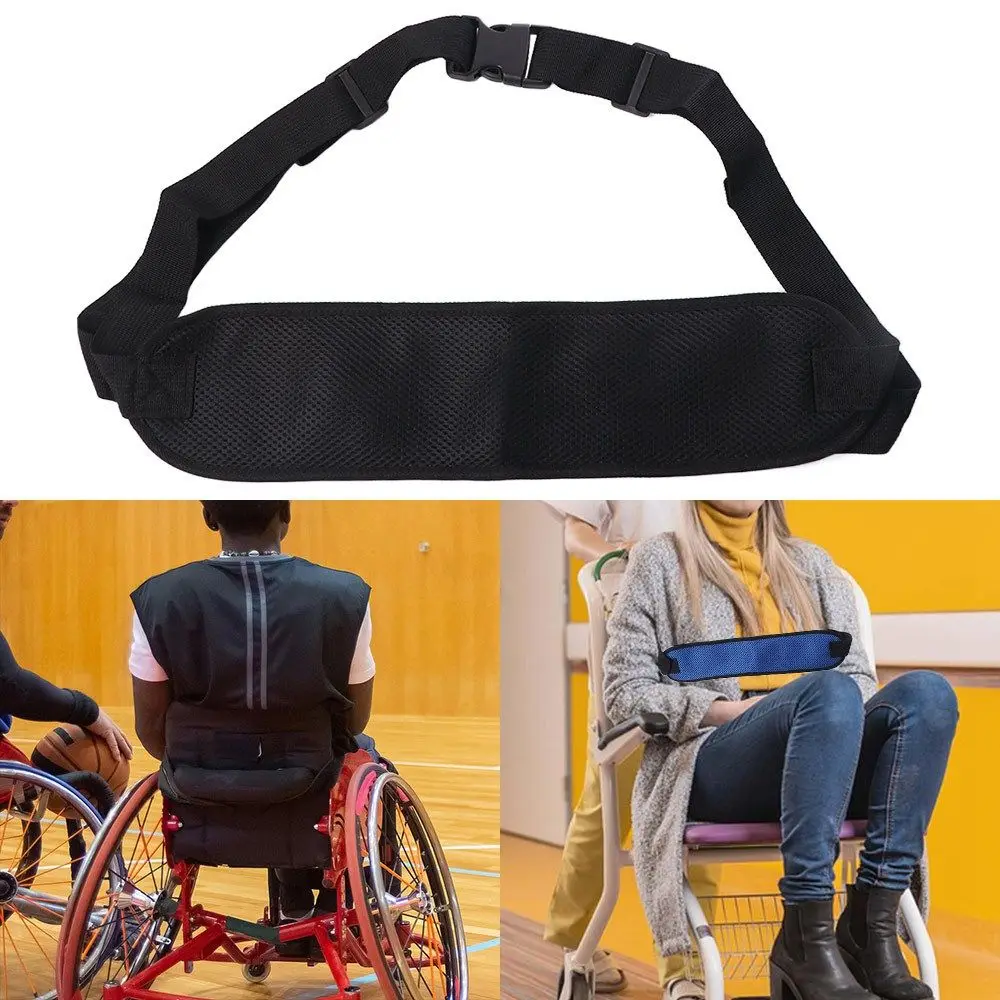 

Adjustable Wheelchair Seat Belt with Easy Release Buckle Patient Care Wheelchair Safety Harness Cushion Harness Straps