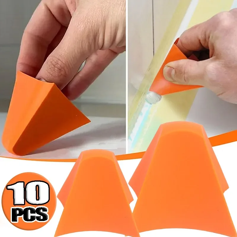10/1PCS Silicone Seam Tool Reusable Caulking Applicator Grouting Smooth Trowel Grout Remover for Tile Window Grout Edge Removal