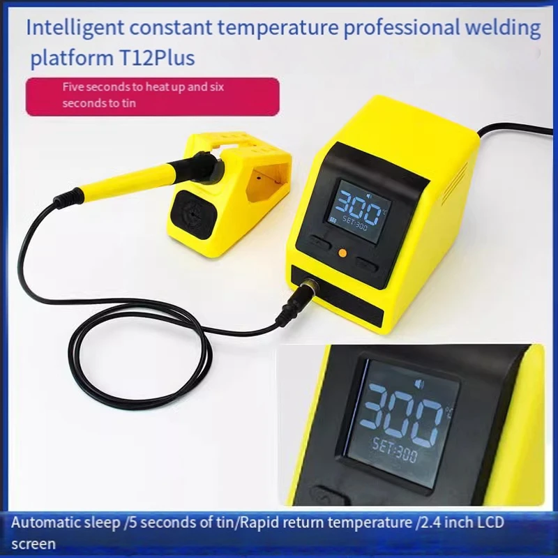 T12 Plus Soldering Station Lcd Screen High Power Intelligent Constant Temperature Repair Soldering Tool