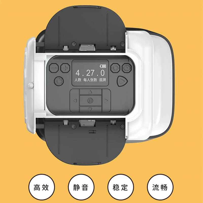 360° Rotating Automatic Cards Dealer Rechargeable Cards Shuffler Shuffling Dealing Playing Card Distribution Machine Poker Devic