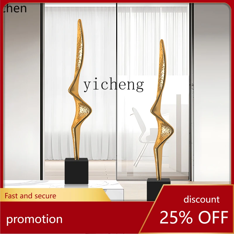 

HXL Slender Entrance Ornament Abstract Art TV Cabinet Niche Villa Stairs Corner Aisle Decoration