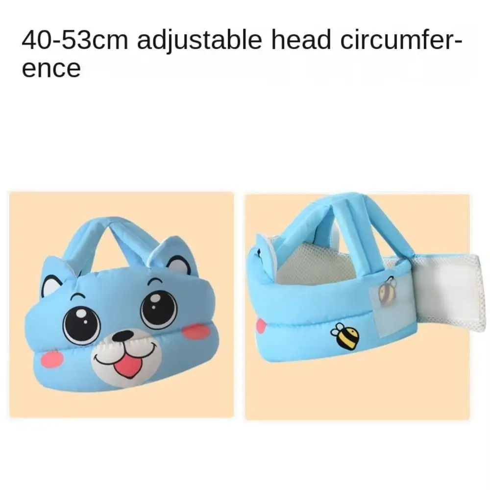 

Adjustable Toddler Head Protector Protective Breathable Infant Crash Cap Lightweight Shock-absorbing Cute Bumper Bonnet Playing