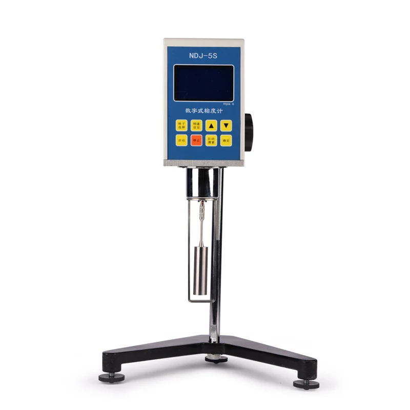 【best】High-precision Digital Viscometer NDJ-5S Rotary Paint Viscometer Kinematic Viscosity Tester Pointer Viscometer