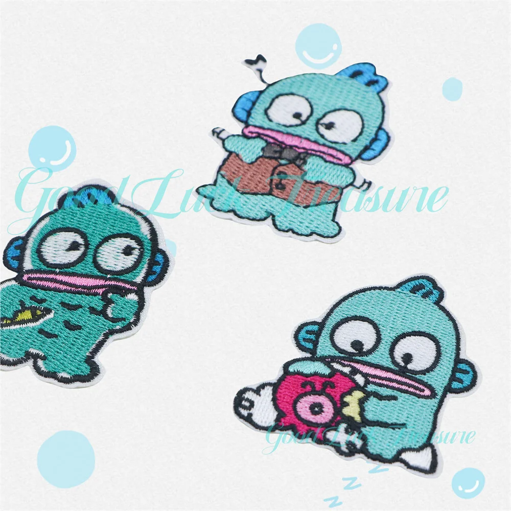 Cute Fun Cartoon characters Ironing Cloth Patch embroidered patch T-shirt jeans backpack badge sewing fabric patch