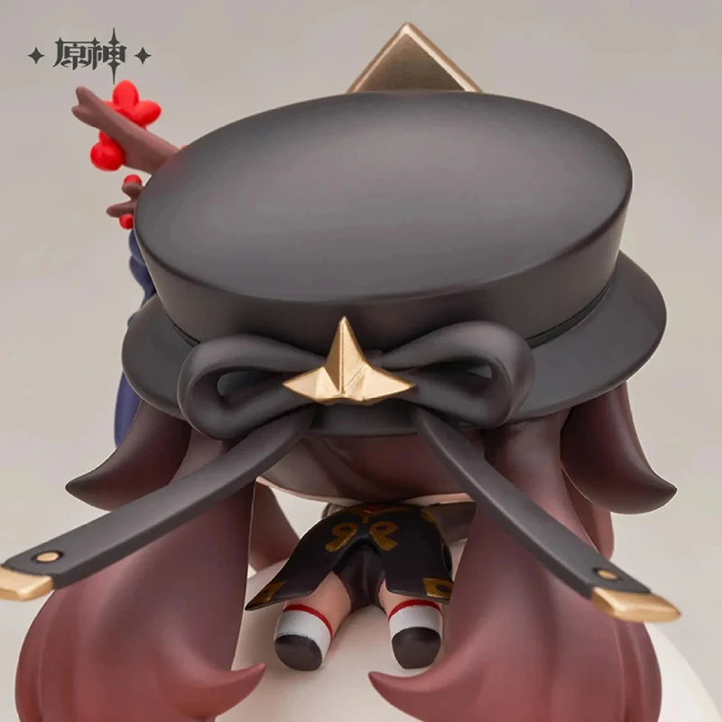 Genuine Anime Game Genshin Impact Hutao Cosplay Cartoon Shake Doll Abs&Pvc Figure Cute Ornaments Kids Holiday Birthday Gifts