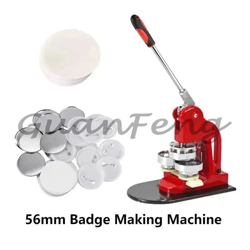 DIY button pin bronzing tool 56mm badge making machine