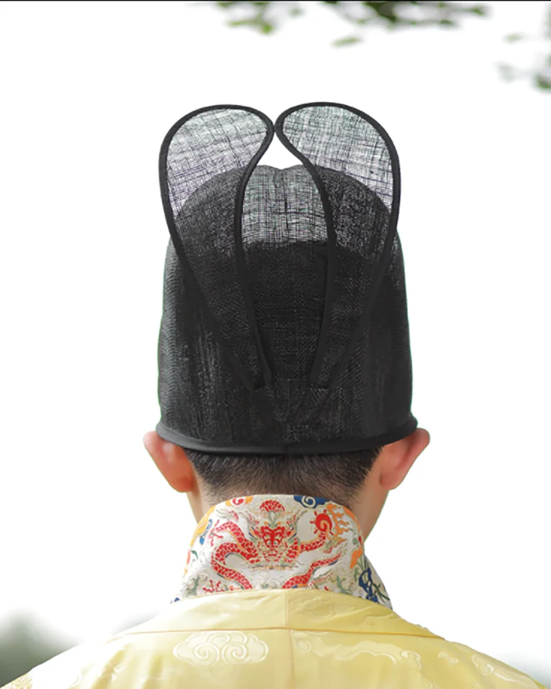 Black Gauze Hat Men Ancient Chinese Hanfu Hat Men Ming Dynasty Male Cosplay Headdress Hanfu Hat Black For Men Women