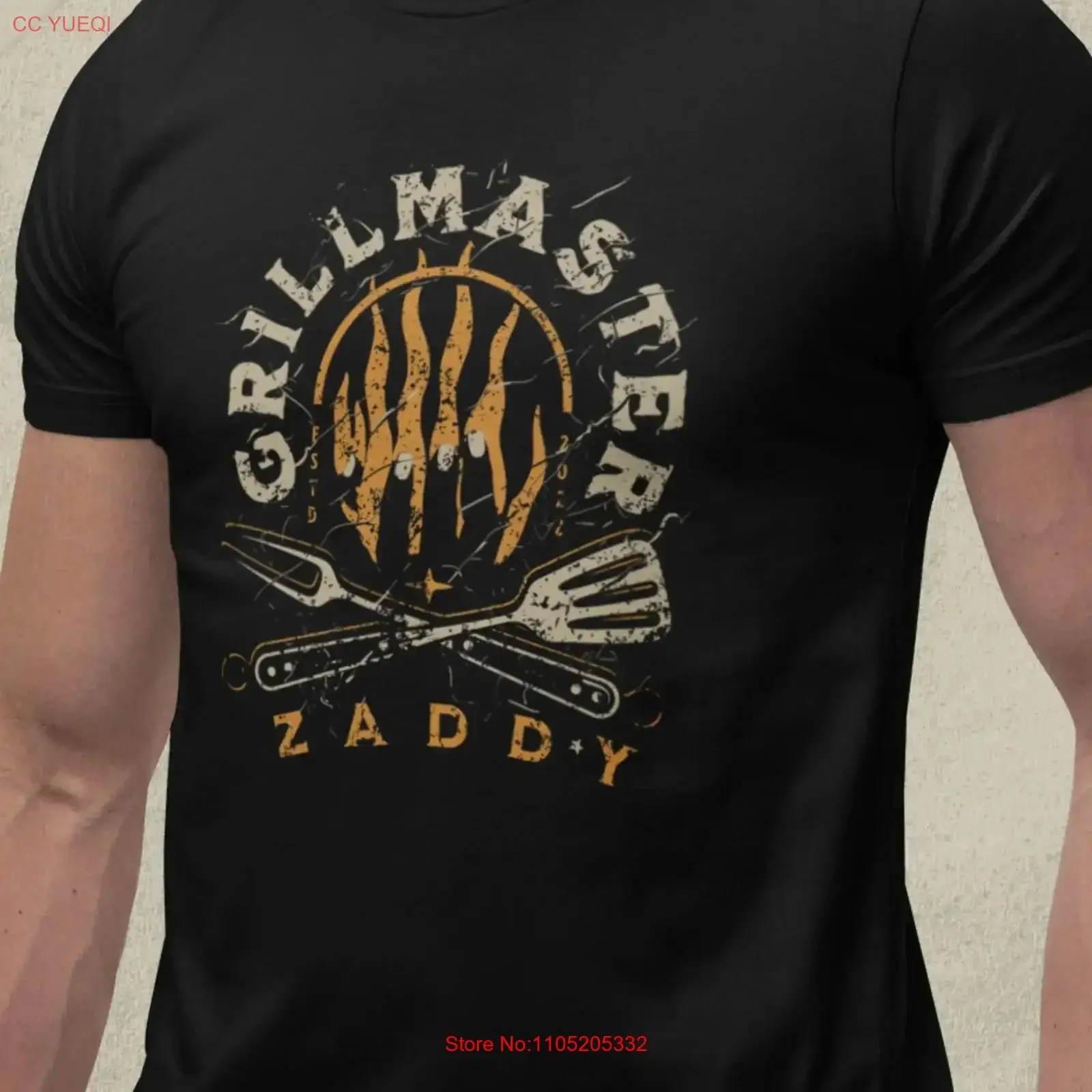 Grill Master T Shirt Zaddy BBQ Smoker Cookout Father s Day Dad Grilling Meat Chicken Lover Christmas gift vintage Washed