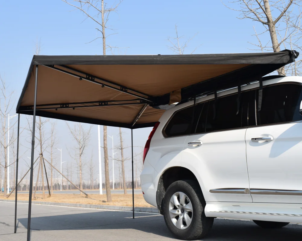 

Four Season Tent Mount 4x4 Roof Foldable 270 Awning for the Back of the Car