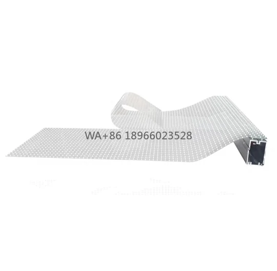 P6.667 P10 Indoor Transparent Flexible Led Display Screen Digital Signage Adhesive Folia Panel Advertising Screen Window