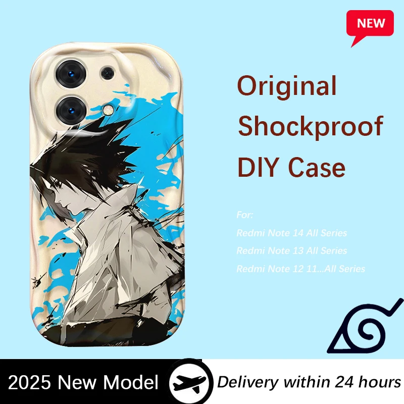 

N-Narutos Case for Xiaomi Redmi Note 14 13 12 11 10 Pro Plus 5G 9 14C 13C 4G 12C 10C 10S A2 A1 Shockproof Liquid Silicone Cover