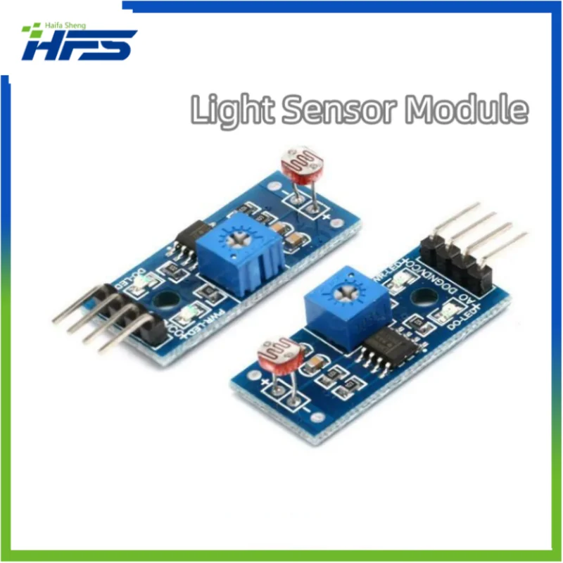 

5PCS Optical Sensitive Resistance Light Detection Photosensitive Sensor Module for arduino 4pin DIY Kit