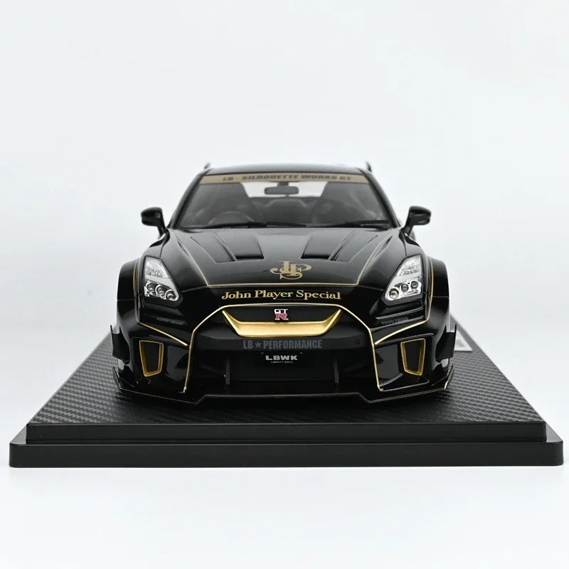 IG 1/18 LB-Silhouette Works Gt 35GT RR GTR لعبة معدنيّة لسيارة Diecast نموذج معدني هدايا