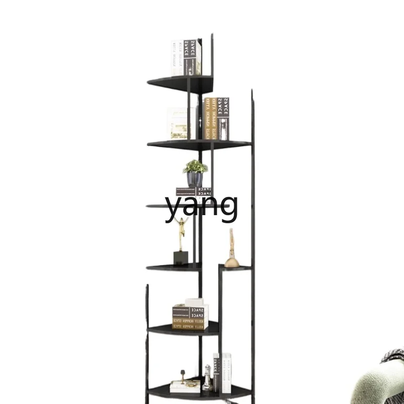 

LZR vertical corner bookshelf floor shelf living room home modern simple