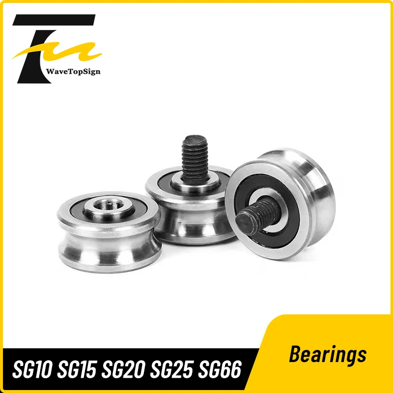 Boding Bearings Sg10 Sg15 Sg20 Sg25 Sg66 Groove Ball Bearings For Co2 Laser Engraving Cutting Machine