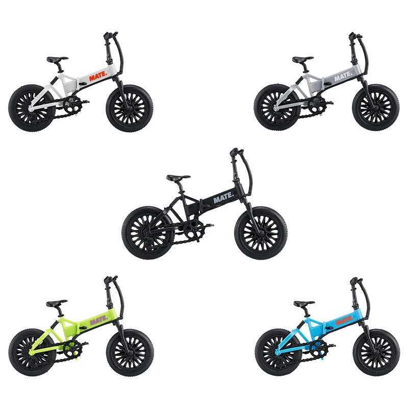 Bandai-figuras de acción modelo MATE X EVO, bicicleta eléctrica en miniatura, adorno de bicicleta simulado, bola Gashapon oficial genuina