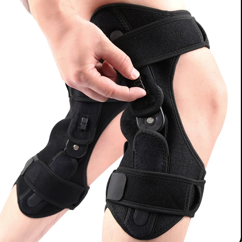 NEW 1Pcs Adjustable Exoskeleton Walking Aid Gear for Elderly Knee Rehabilitation Protective Leg Joint Training Knee Brace