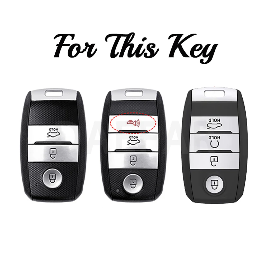 Transparent Car Remote Key Case Cover Shell Fob For KIA Cerato Sorento Optima Picanto Rio Rio5 Sportage Ceed Cerato K3 KX3 K4 K5