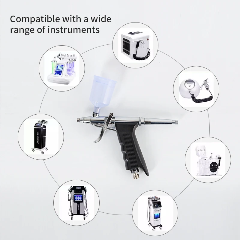 Oxygen Injector Spray Gun Beauty Instrument Accessories Oxygenometer Oxygen Injector High Pressure Oxygen Injector Pen